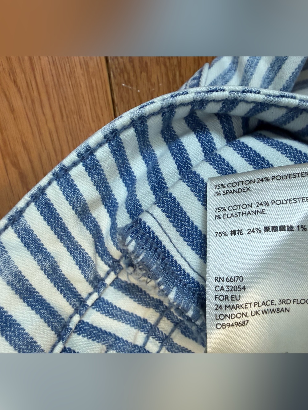 Pilcro and the Letterpress High-Rise Striped Straight Leg Jeans - Picture 5 of 7